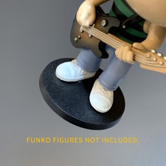 Lot 100 Display Stand Base 40mm For Funko POP figures &120 nano glue dots Black