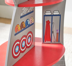 Pottery Barn Kids Wood Marvel Avengers Tower 25.5” Tall, Discontinued Item, NIB
