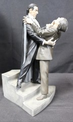 SIDESHOW DRACULA vs RENFIELD POLYSTONE DIORAMA STATUE Universal Monsters Figure