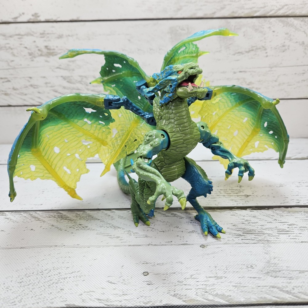 Mega Bloks Plasma Dragons Fangrene Acid Dragon 2007 6″ Adjustable Figure