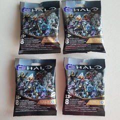 4 – Mega Construx Halo Infinite 343 Series 3 Mini Figure Blind Bags 4 Random New