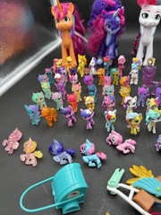 Huge My Little Pony Lot Of 96 Figures Various Styles And Years Plus Accessories