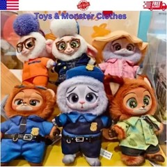 Zootopia Series Blindbox Confirmed Color, Plush Pendant & Keychain
