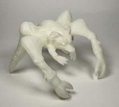 Angry Red Planet Rat Bat Spider Glow In The Dark Toy Figure