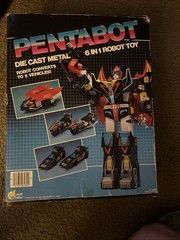Pentabot Diecast Metal 6 in 1 Robot Toy Royal Condor Toys 1985 Read Description