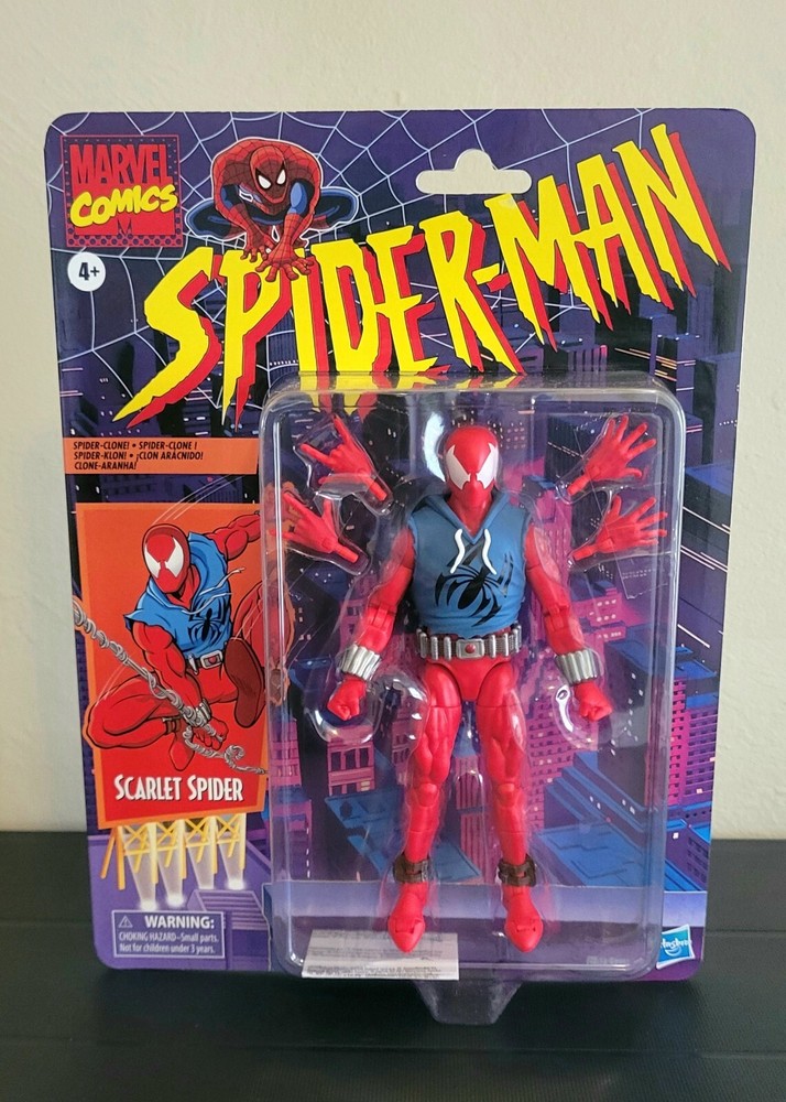 Marvel Legends Spider-Man : Scarlet Spider 6″ Action Figure In Hand