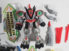 2000 TIME FORCE Power Rangers COMPLETE Megazord 5″ Figure Lot red Blue Shadow ++