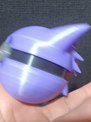 Gengar Pokémon Figure Plastic Toy/Prop, Purple Black Gray Red