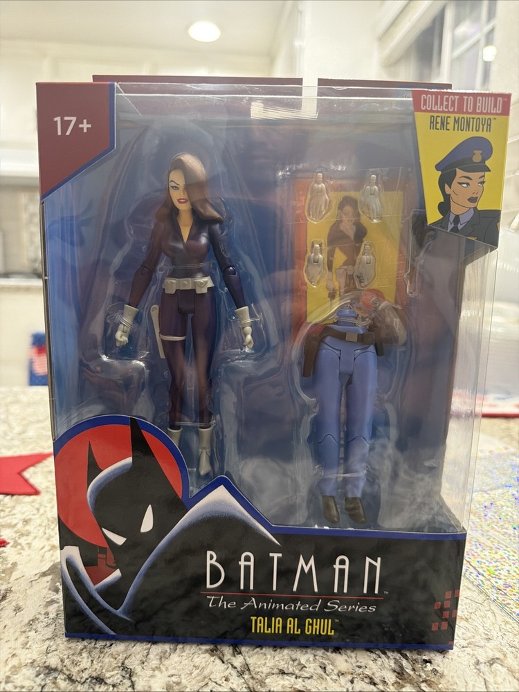 McFarlane DC Direct BATMAN ANIMATED TALIA AL GHUL RENE MONTOYA BAF Action Figure