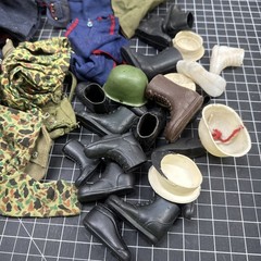 AS-IS Hasbro 12” GI JOE 1960’s – 70’s Jumpsuit Clothes Lot – Adventure Team C4