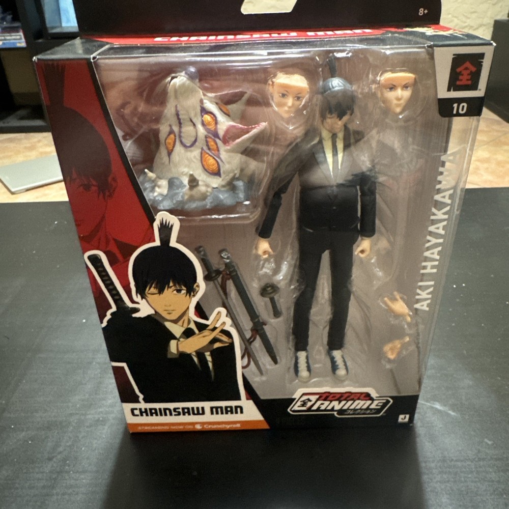 Total Anime AKI Hayakawa – 6.5-Inch Figure with Swappable Faceplates SEALED NEW