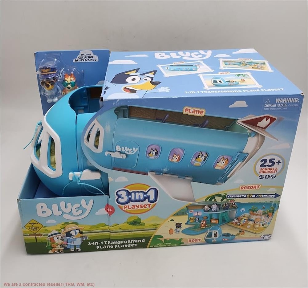 Bluey 3-in-1 Airplane Playset *SEE DETAILS*