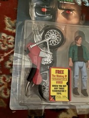 Unopened Terminator 2 John Connor with Motorcycle Action Figure KENNER 1991