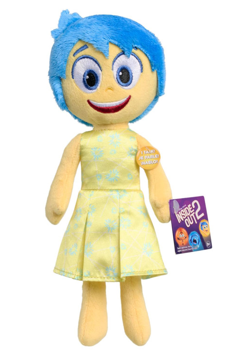 Inside Out 2 Talk It Out Small Plush – Joy, Kids Toys for Ages 3 Up by Just Play