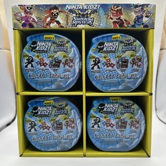 4 Ninja Kidz Shadow Masters Mystery Surprise Figures Series 2 NEW SEALED Collect