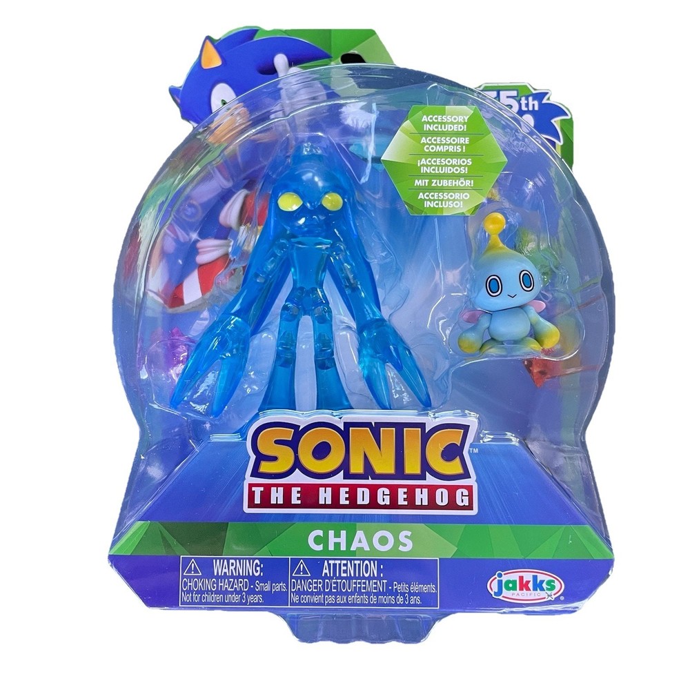 Sonic 35th Anniversary Chaos with Chao 4.75″ Figure w 13 Points of Articulation