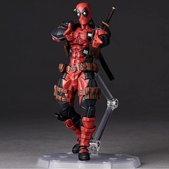 KAIYODO Deadpool Red Ver.2.5 Revoltech Amazing Yamaguchi Action Figure Toy New