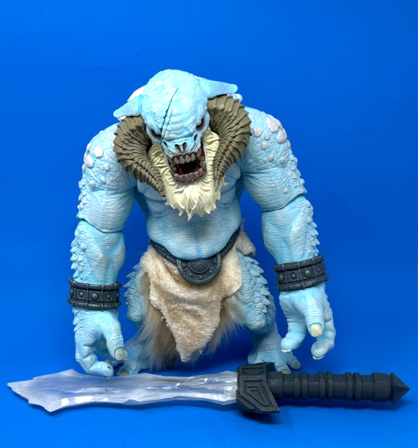 Mythic Legions Four Horseman Ice Troll W/ Extra Head Action Figure (T10)