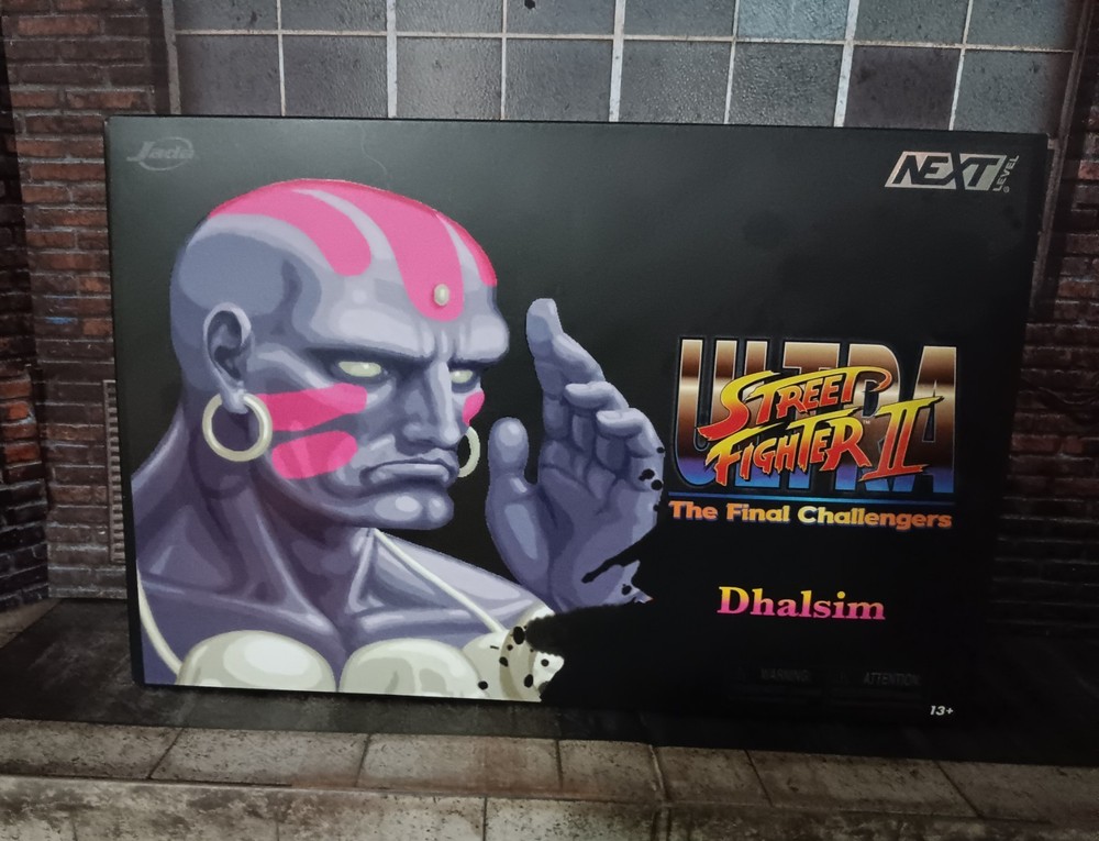 Jada Toys Grey Dhalsim Ultra Street Fighter II SDCC Exclusive Figure