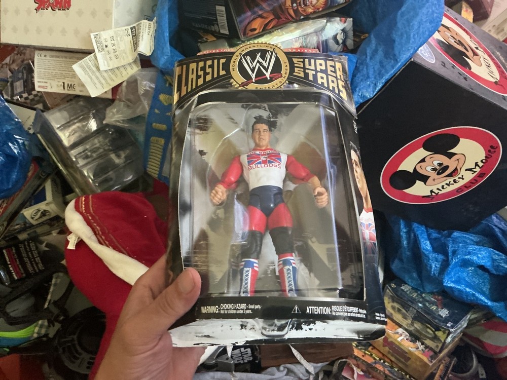 WWE Jakks Classic Superstars DAVEY BOY SMITH Series 24 NEW British Bulldog WWF