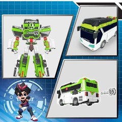 New Tobot V Galaxy Detectives Action Figure Busking Transform Vehicle Robot Car