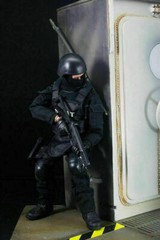1/6 Figure Model Soldier SWAT Police Uniform Military Army Body with Weapon Suit