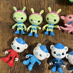 Octonauts Huge Figure and Vehicle lot Multiple Animals Sea Creatures