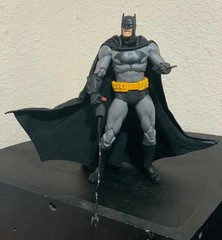Custom Batman Mcfarlane wired cape 1 1/12 figure DC Multiverse