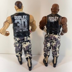 WWE Mattel Figure Lot Elite 45 The Dudley Boys Bubba Ray & D-Von Wrestling Table