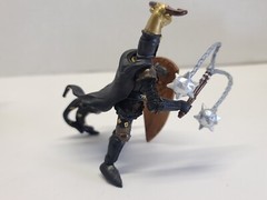 Papo Medieval Knight Action Figure Fantasy Cavalry Horse Bull Black Gold Ox Cow
