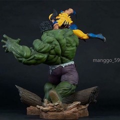 Hulk VS. Wolverine PVC Figure Statue Model Toy Collection Christmas Gift Toy