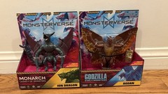 Monsterverse ION DRAGON & RODAN *Lot Of 2* Monarch Godzilla Playmates NEW