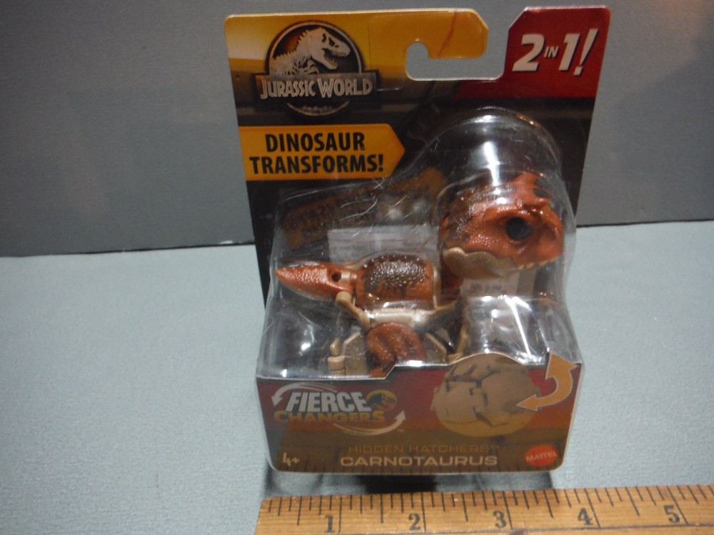 Rare Jurassic World Fierce Changers Hidden Hatchers Carnotaurus Jurassic Park