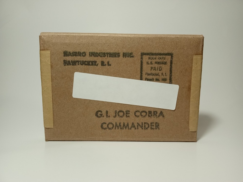 Reproduction 1982 Mail-Order Mickey Mouse Straight Arm Cobra Commander Box!