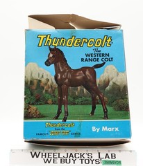 Thundercolt Horse Western Range Colt #2031B Johnny West Series Marx 10″ Vintage
