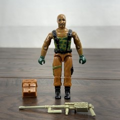 Roadblock (v1) Complete 1984 GI Joe ARAH Action Figure Near Complete