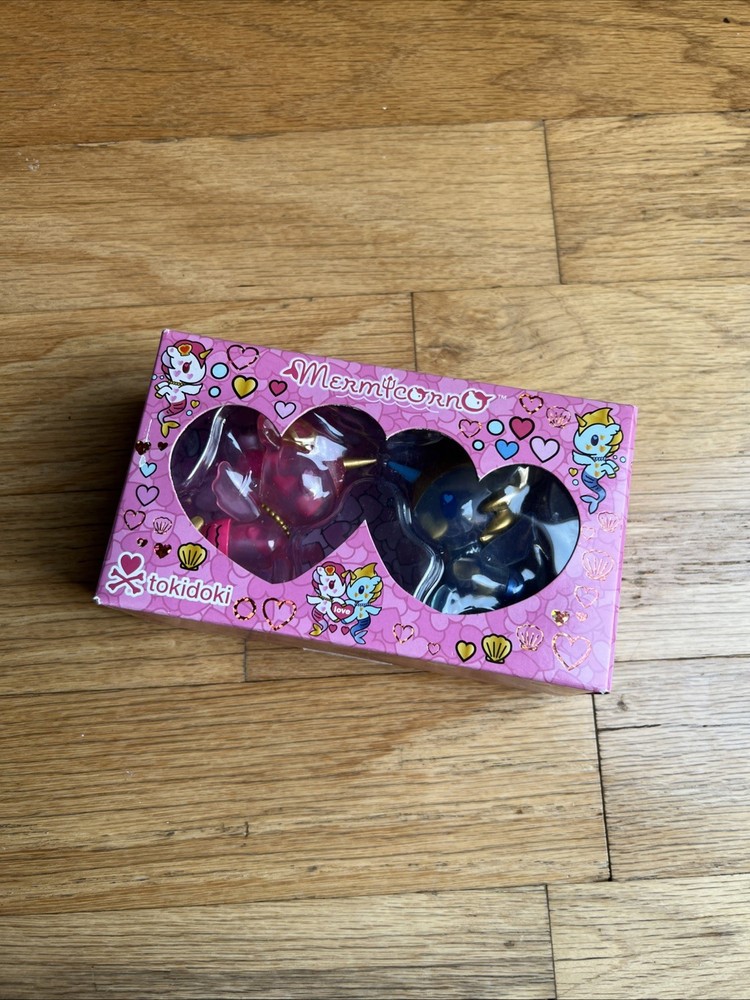 Tokidoki Mermicorno 2 Pack Soul and Mate Vinyl Figures Box Set Valentine’s Day