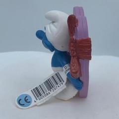Smurfs 20747 Valentine’s Day Smurf Pink Heart Figure PVC Schleich Peyo Figurine