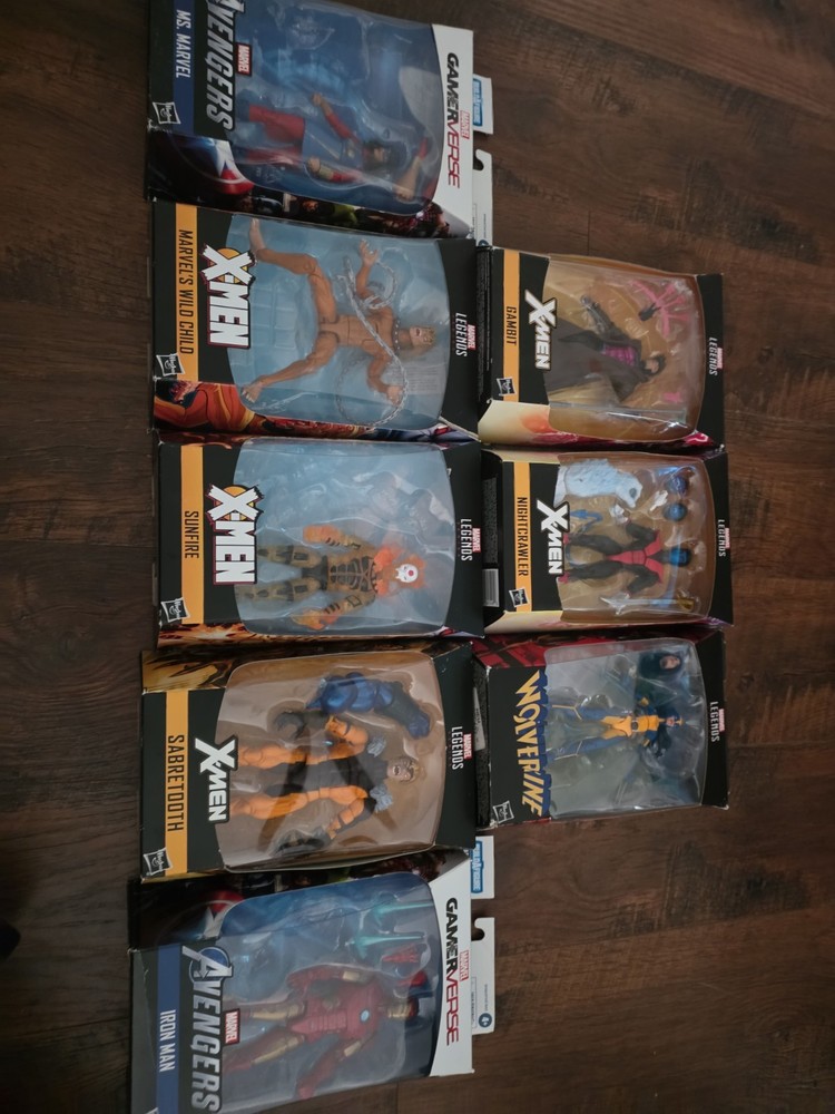 Marvel Legends X-men Lot With Gamer Figs Open Ones On The Bottom