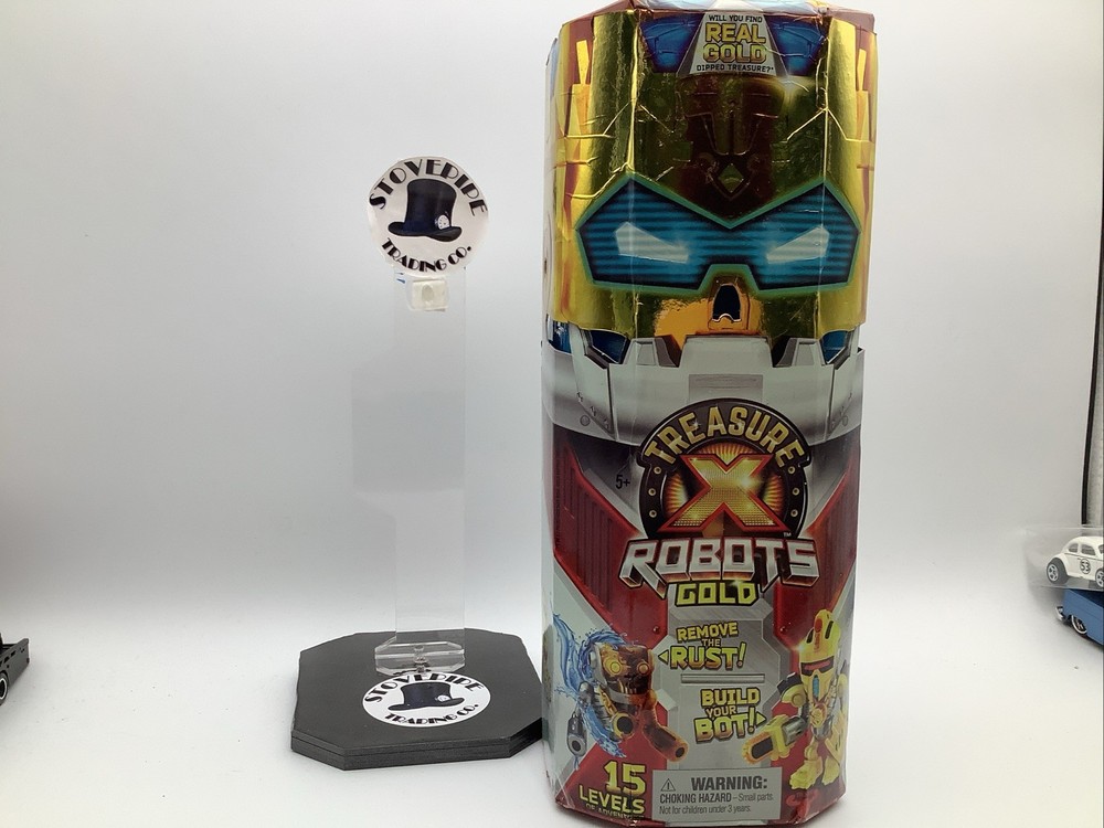 Treasure X Robots Gold Remove Build Discover 15 Levels NEW SEALED Moose Toys