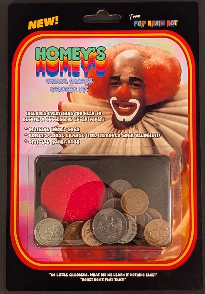 Homey’s Starter Kit – In Living Color – POP BRAIN ROT – Art Toy – Homey D. Clown