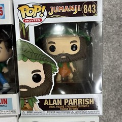 Funko Pop Movies Ad Icons TV Jumanji Big Office Pan Am Figures Mixed Lot Of 4