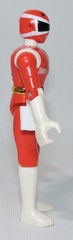 4 Power Ranger Red Blue Silver 1997 4.5″ In Space Action Figure Bandai Gold Belt