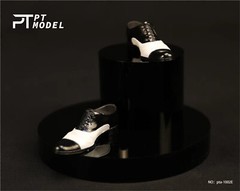 PTMODEL 1/6 PTA-1002 Magnetic Leather Shoes Model Fit 12” Body Figures
