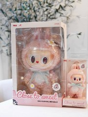 Pop Mart Labubu Mokoko Close to Sweet Vinyl Plush Doll (PopLand Exclusive) – New