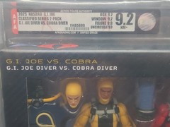 G.I. Joe Classified Series #169 Joe Diver Vs. Cobra Diver AFA U9.2 Uncirculated