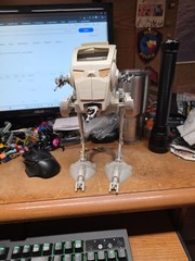 Star Wars 1982 AT-ST Scout Walker Kenner Imperial Vehicle Not Complete GUC