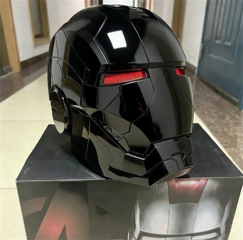 Autoking Iron Man MK5 Full Black Helmet Electronic Wearable Voice-control Mask