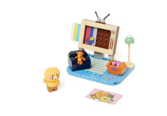 Kakao Friends Desk Mini Photo Brick Figure Choonsik Note Stand Office Organizer