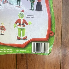 Playmates Grinch & Cindy Lou Who Figure Set w/ Who Drum Bike Bicycle Present